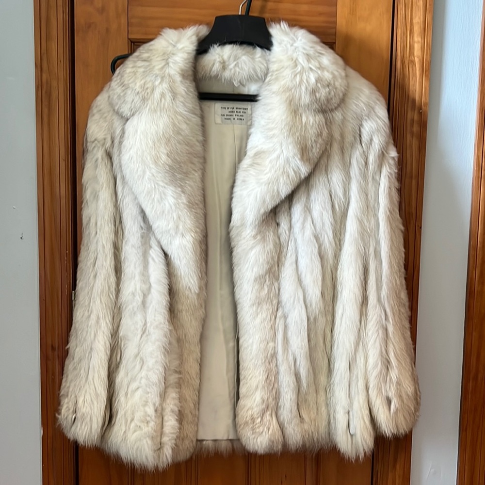 Real Fox fur coat